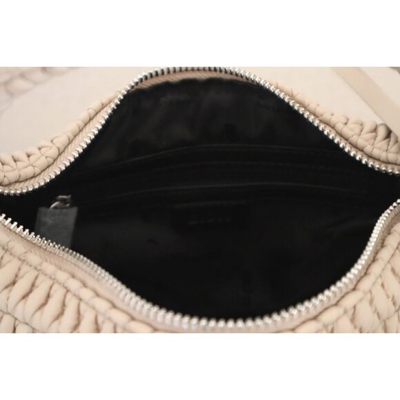 DKNY 02509 Women's O/S Beige Mack Nylon Hobo Crossbody/Shoulder Bag - Picture 14 of 16